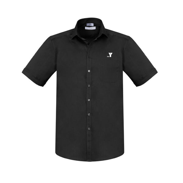 Y Mens Short Sleeve Shirt - Black – YMCA Gear